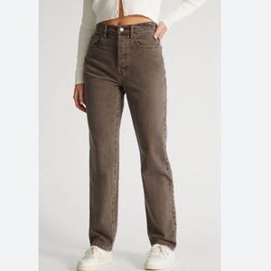 Valentino Brown Straight Leg Jeans